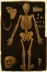 Ms Hunter 364 Table IV, de Anatomical Tables, par John Banister